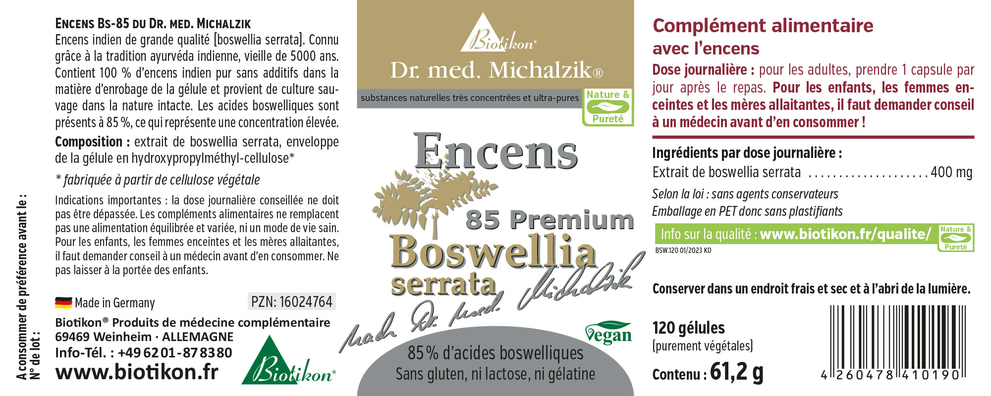 Encens boswellia BS-85