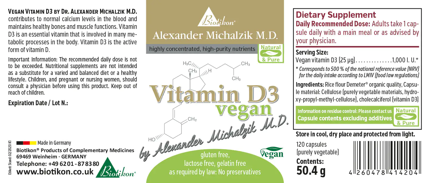 Vegan Vitamin D3