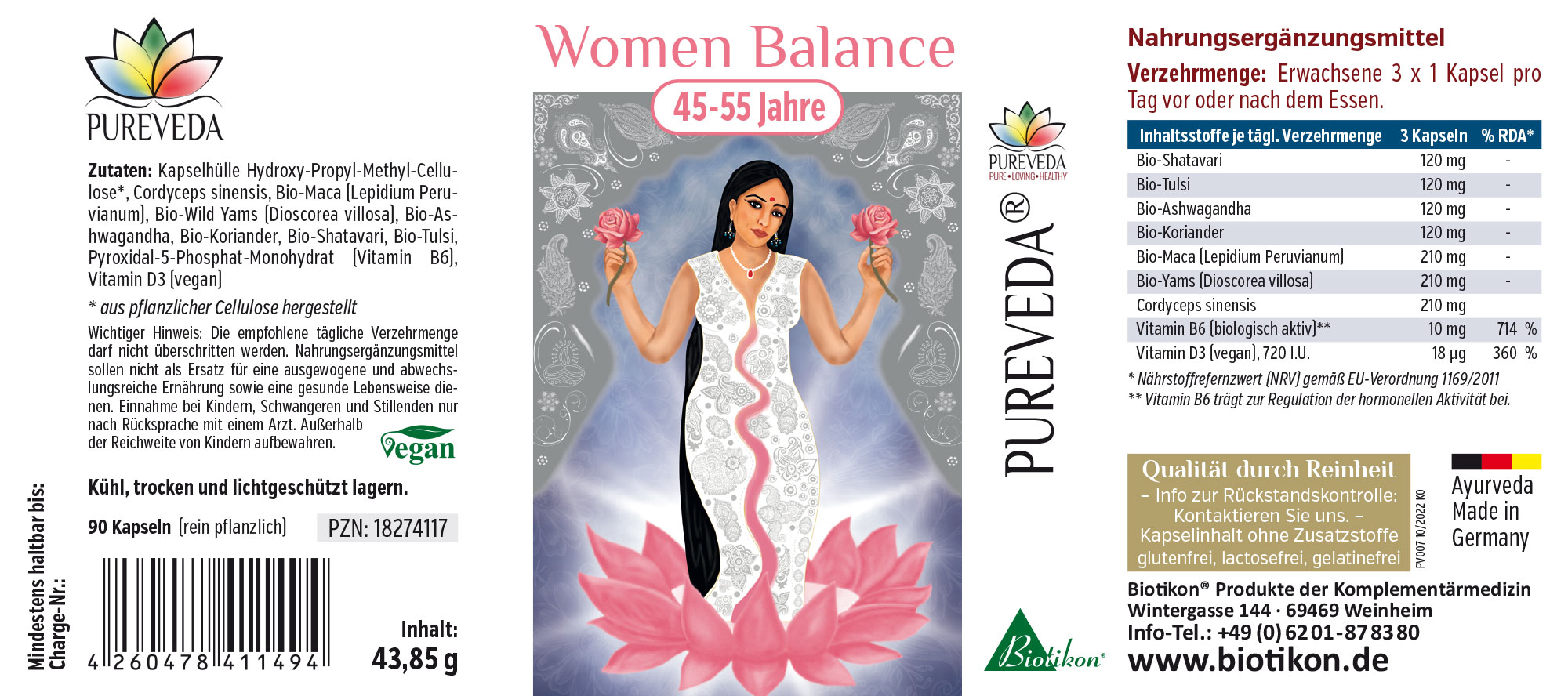Women Balance 45 - 55 Years