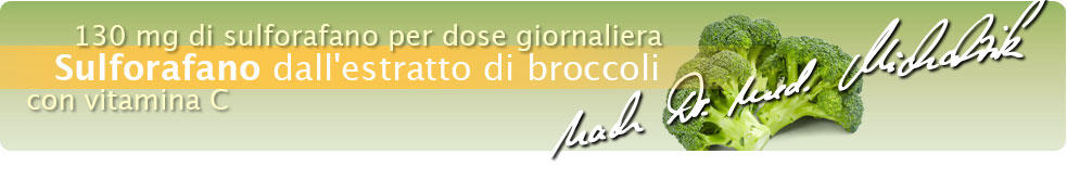 Sulforafano dall'estratto di broccoli
