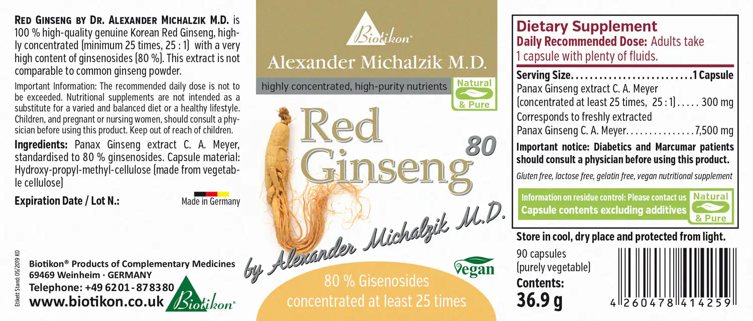 Ginseng nach Dr. med. Michalzik