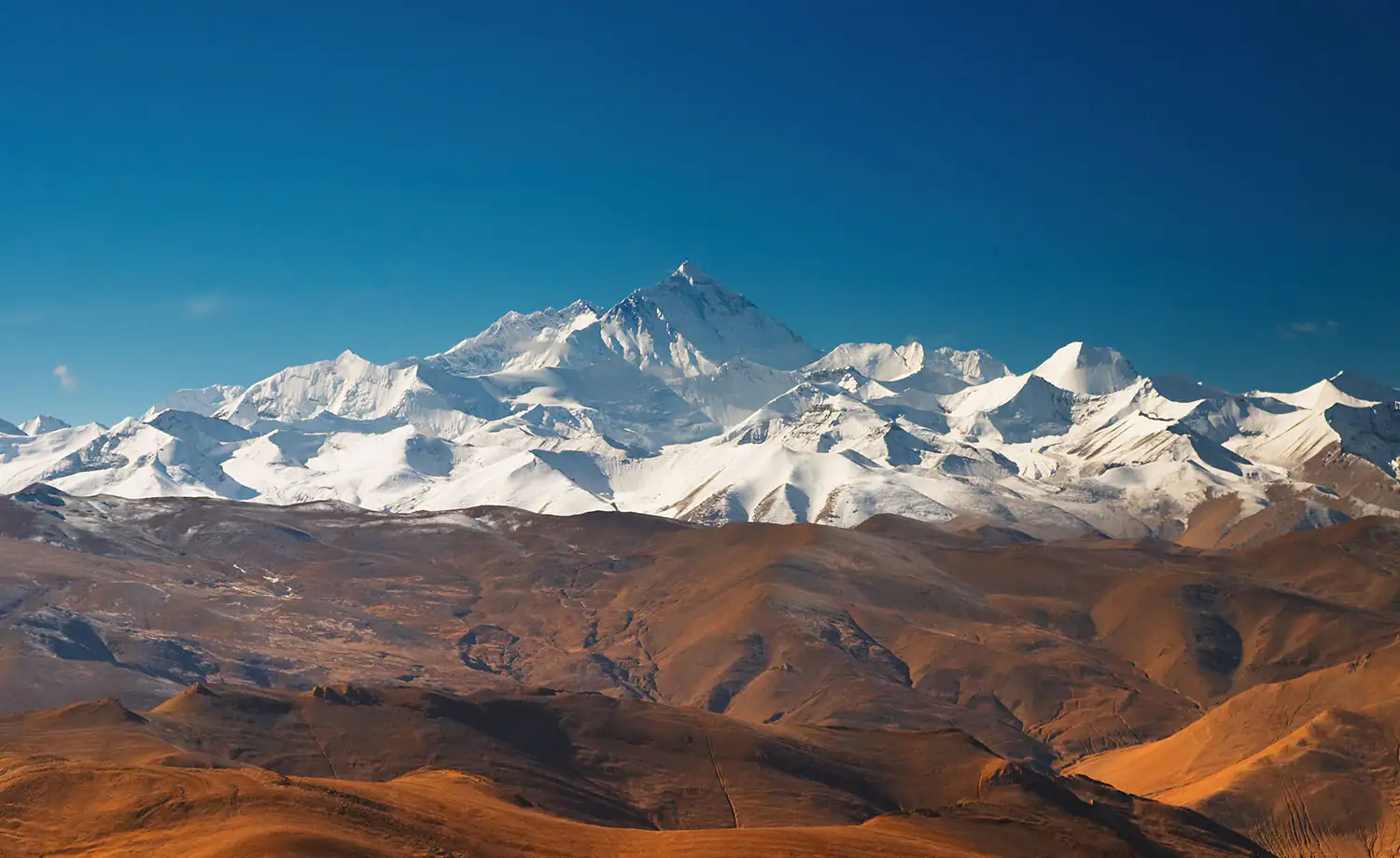 View of the Himalaya mountains