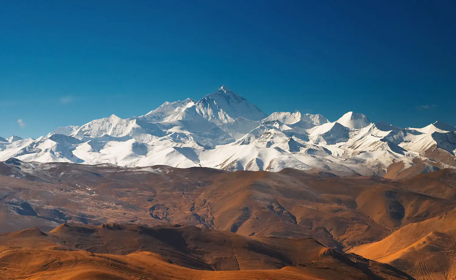 Vue sur les montagnes de l'Himalaya