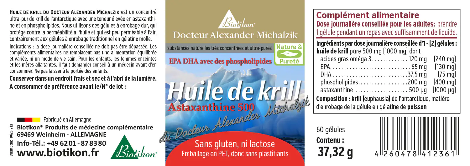 Huile de krill