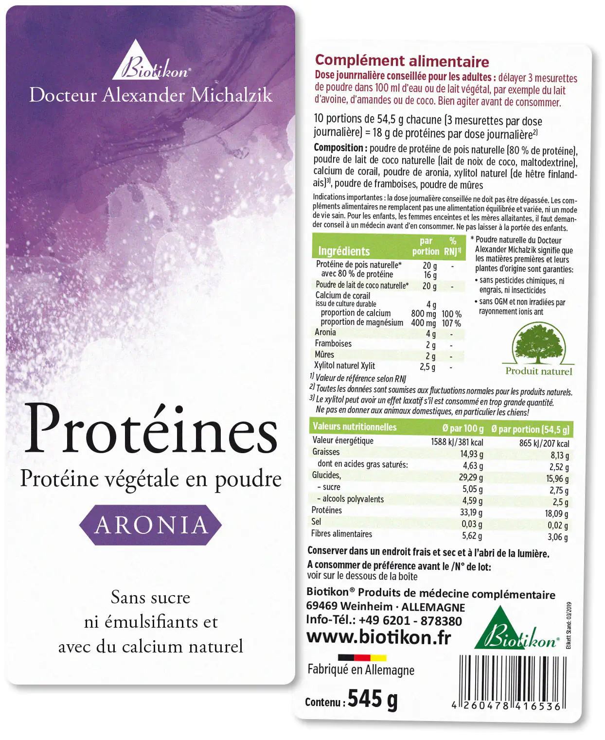 Proteine - 3er-Pack, Kakao