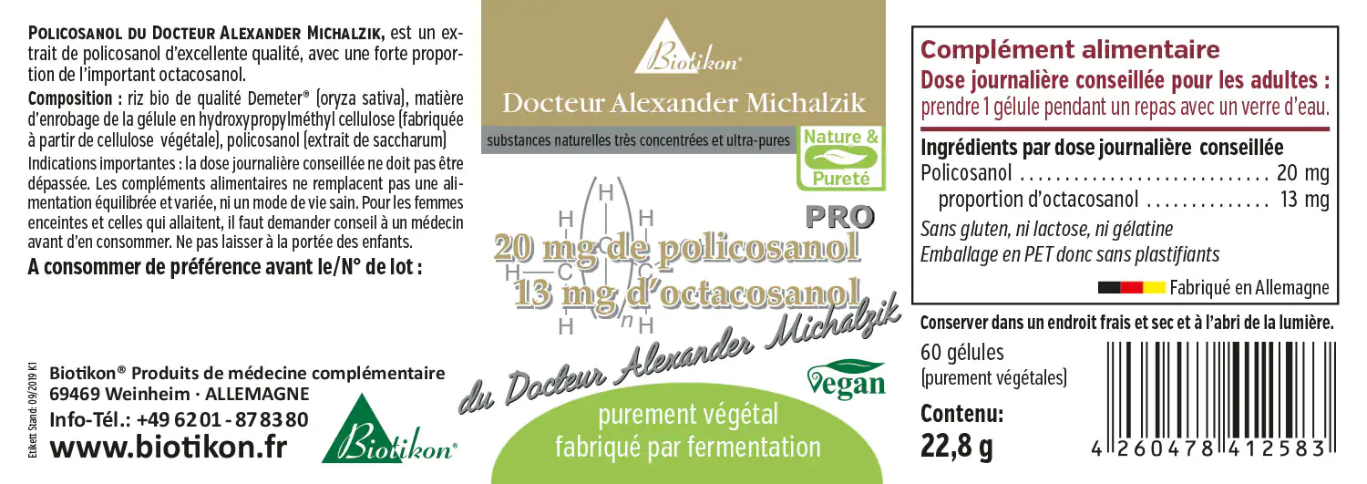 Policosanol PRO nach Dr. med. Michalzik