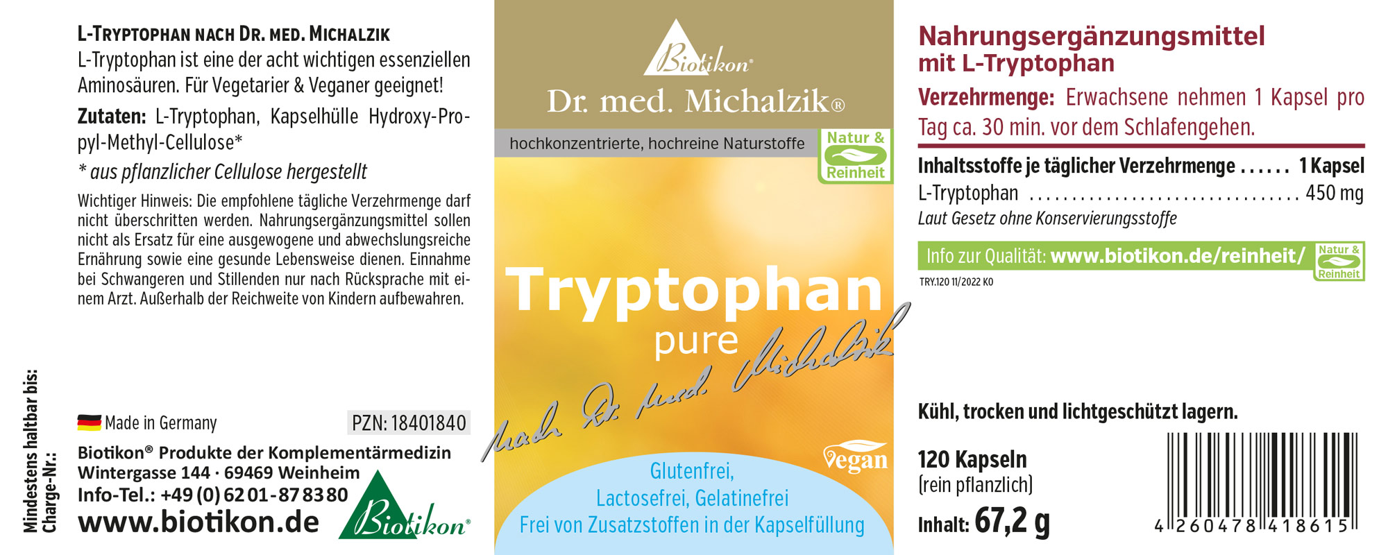 L-Tryptophan nach Dr. med. Michalzik