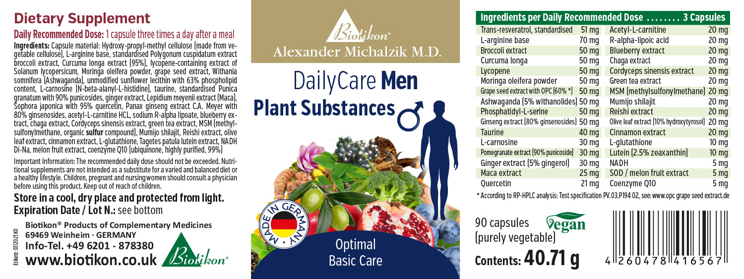 DailyCare Men Plant Substances