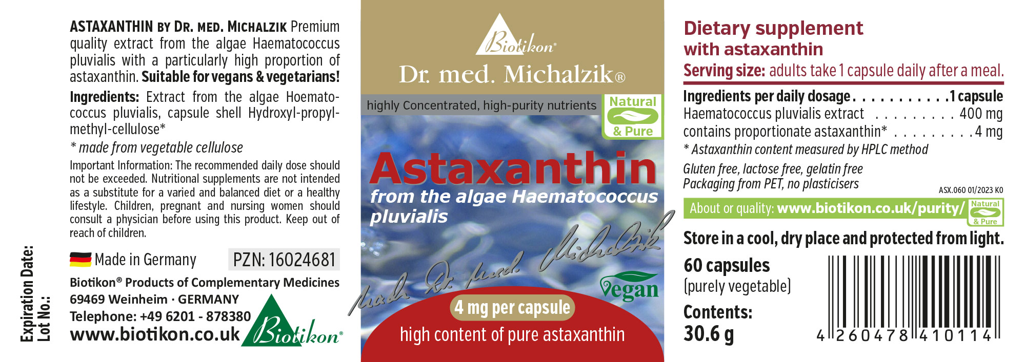 Astaxanthin nach Dr. med. Michalzik