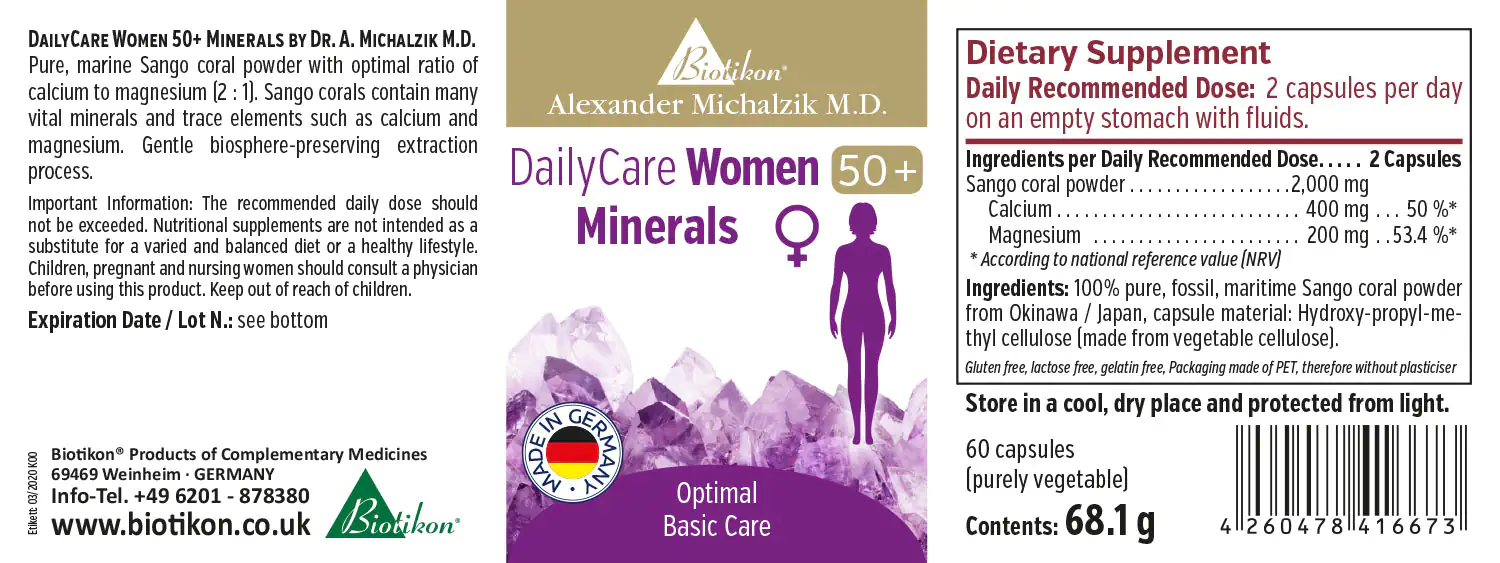 DailyCare Women 50+ Minerals