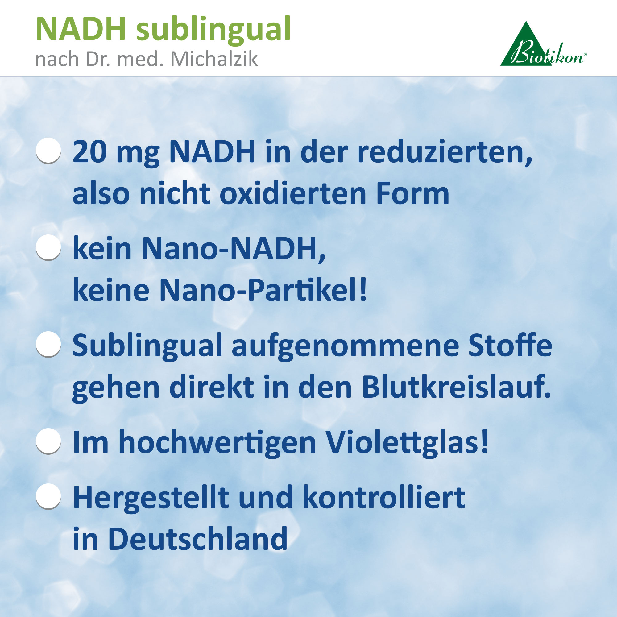 NADH sublingual