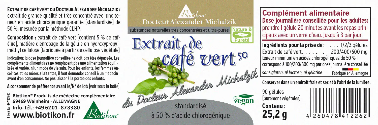 Café vert 50