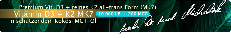 Vitamin D3 + K2 MK7 10.000 I.E. + 200 MCG Tropfen