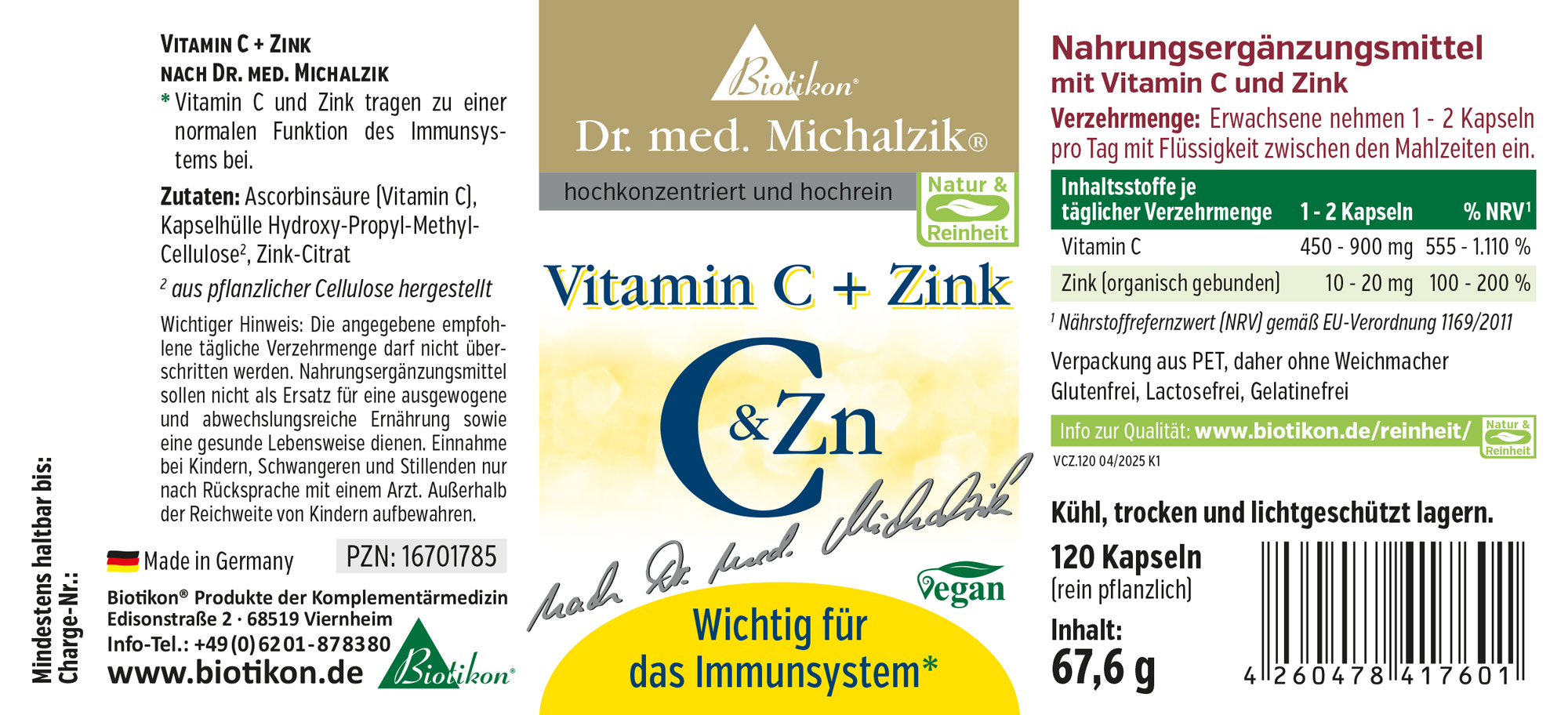 Vitamin C + Zink