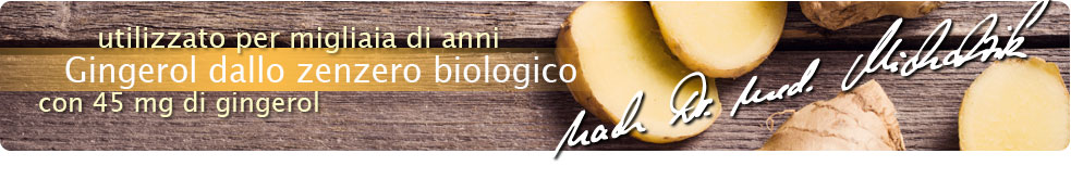 Gingerolo da Zenzero Biologico