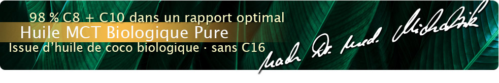 Huile MCT biologique du Docteur Michalzik