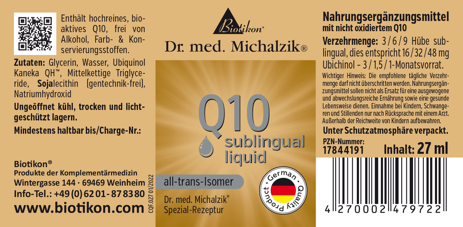 Q10 - sublingual liquid