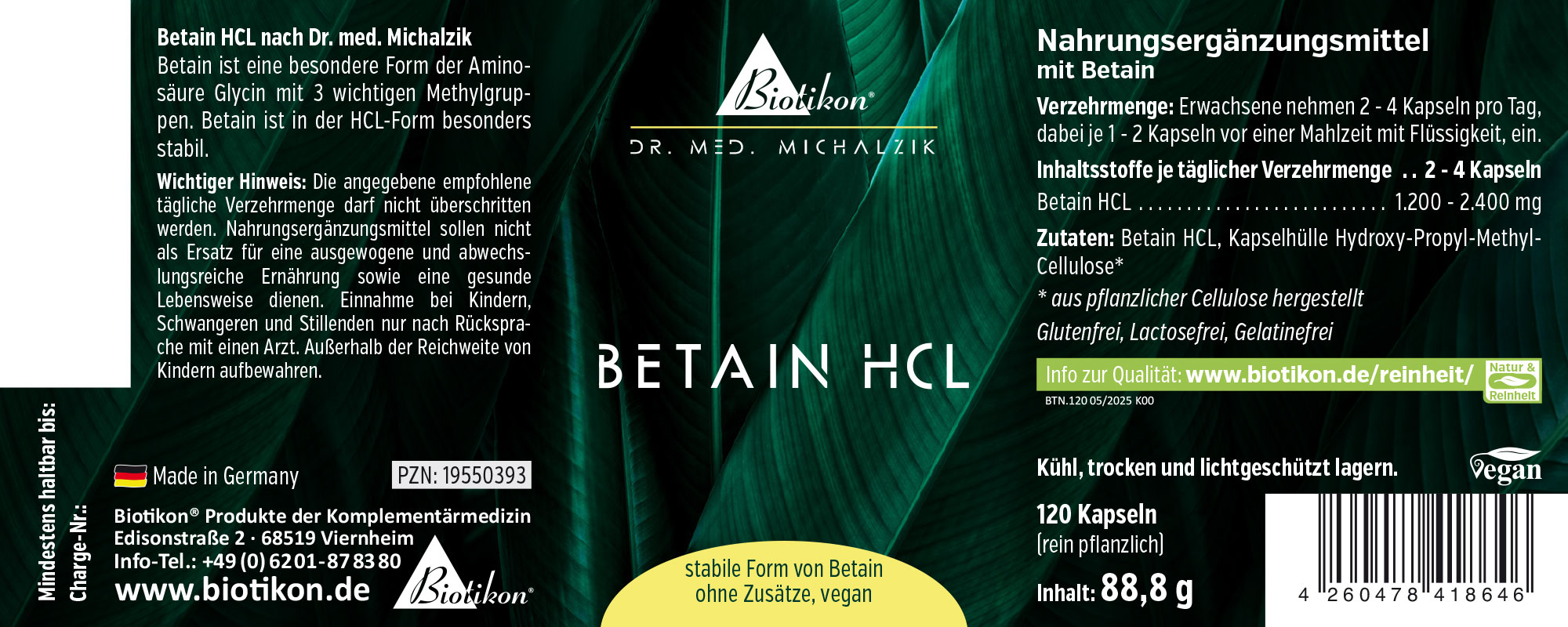 Betaine HCL