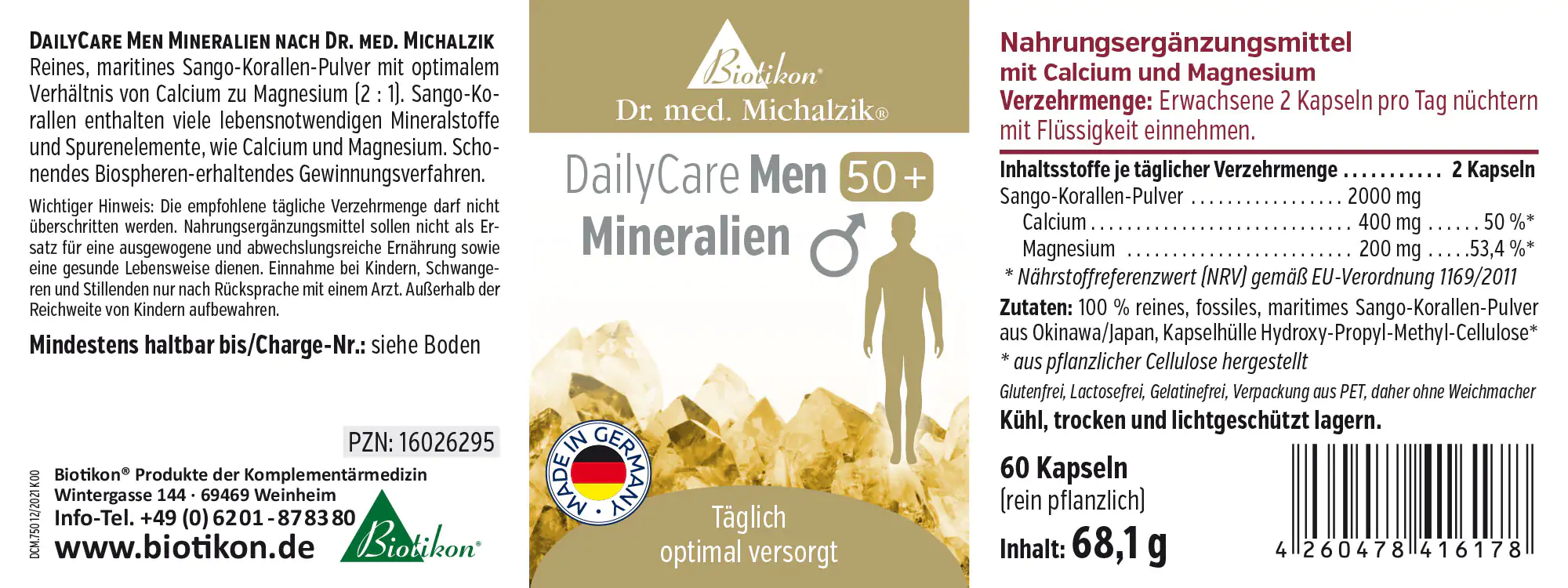 DailyCare Men 50+ Minerali