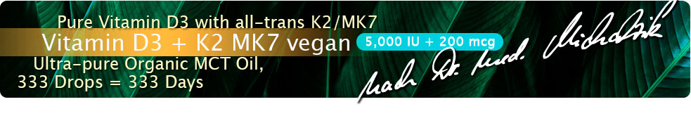 Vitamin D3 + K2 MK7 5,000 IU + 200 mcg vegan drops