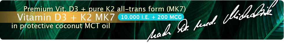 Vitamin D3 + K2 MK7 10.000 I.E. + 200 MCG Tropfen