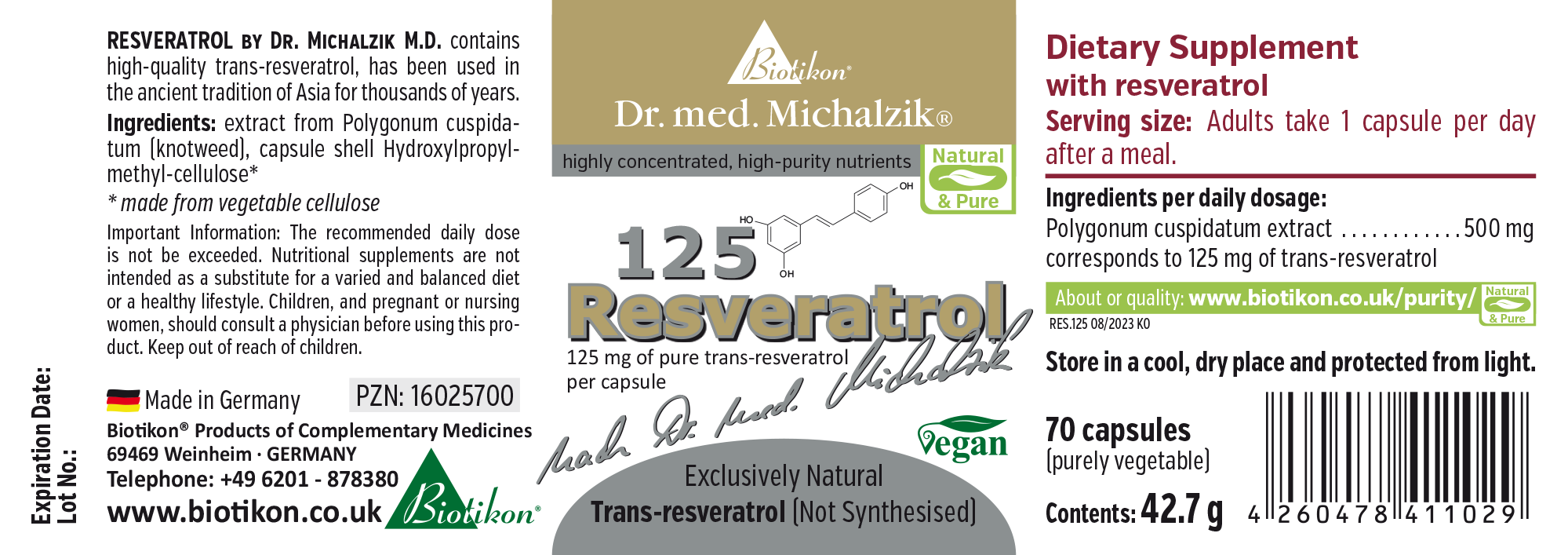 Resveratrol 125