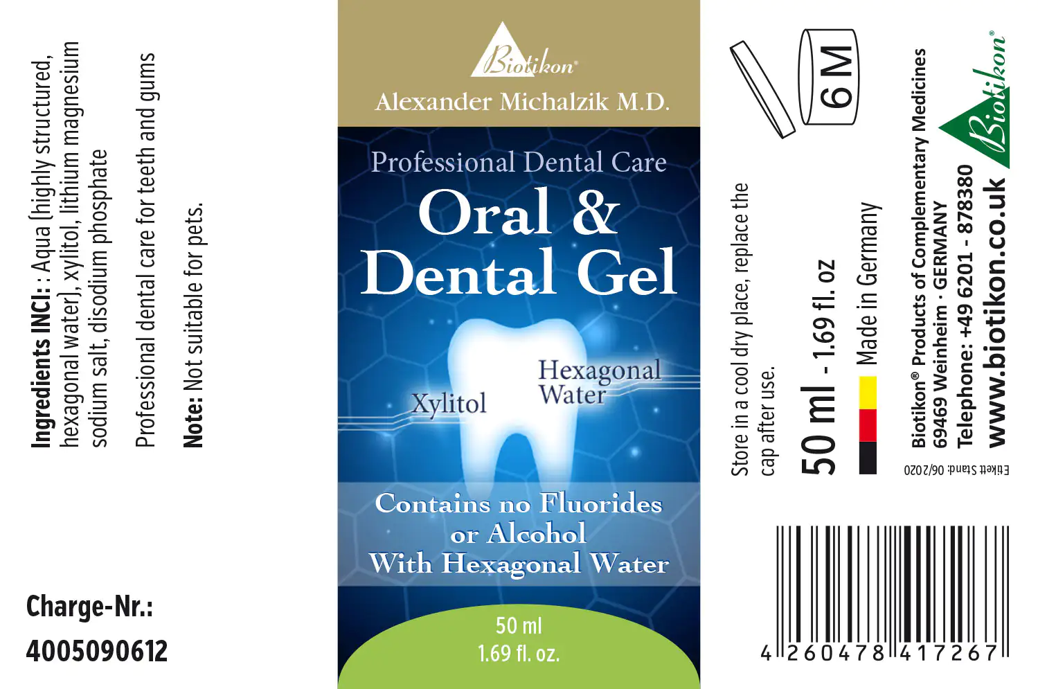 Oral and Dental Gel