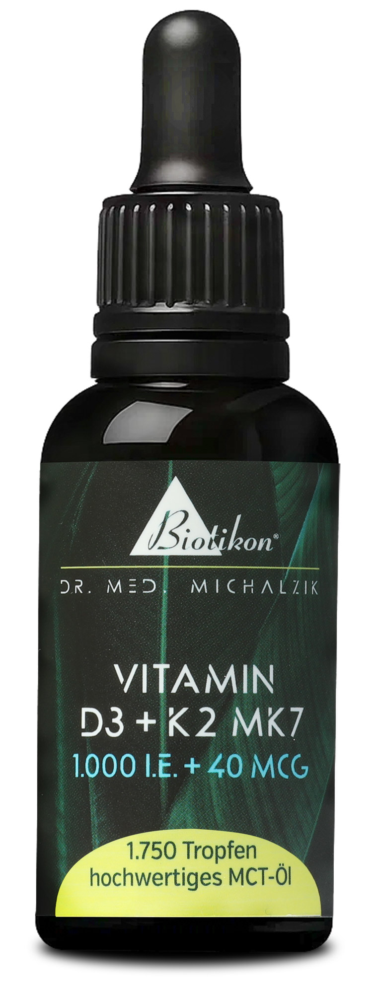 Vitamin D3 + K2 MK7, 1,000 IU + 40 mcg (50 ml)