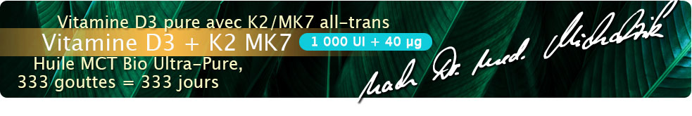 Vitamine D3 + K2 MK7, 1 000 UI + 40 µg(10 ml)