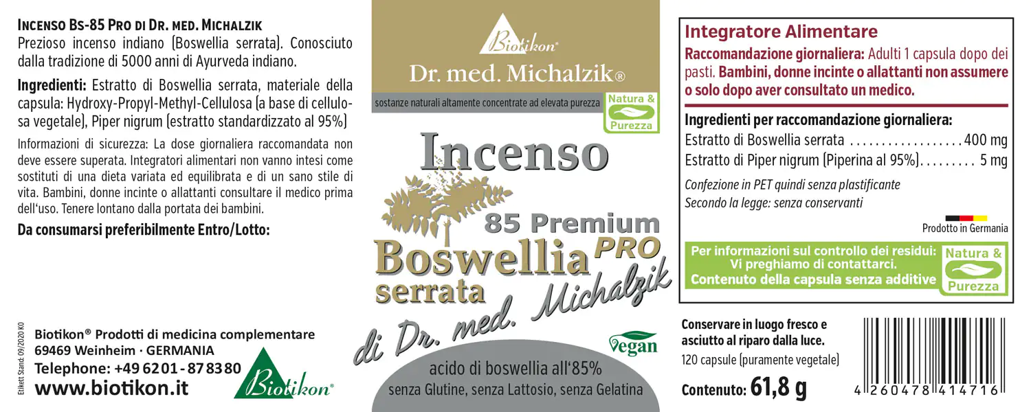 Incenso BS-85 PRO Piperina