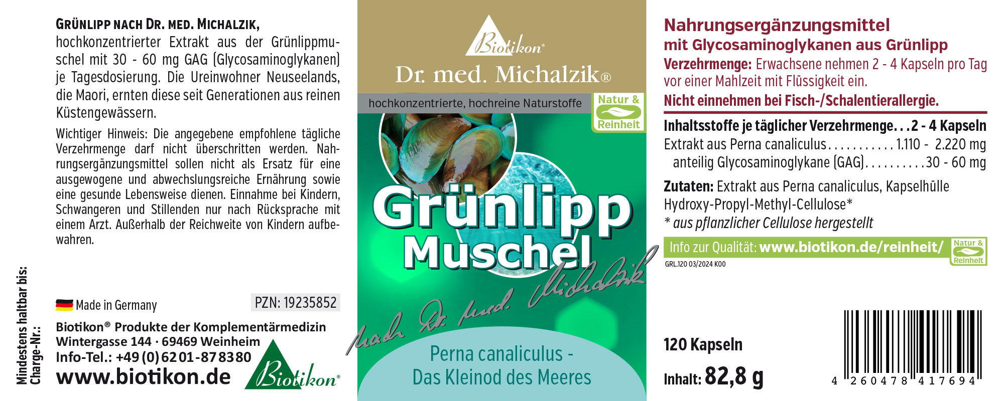 Grünlippmuschel