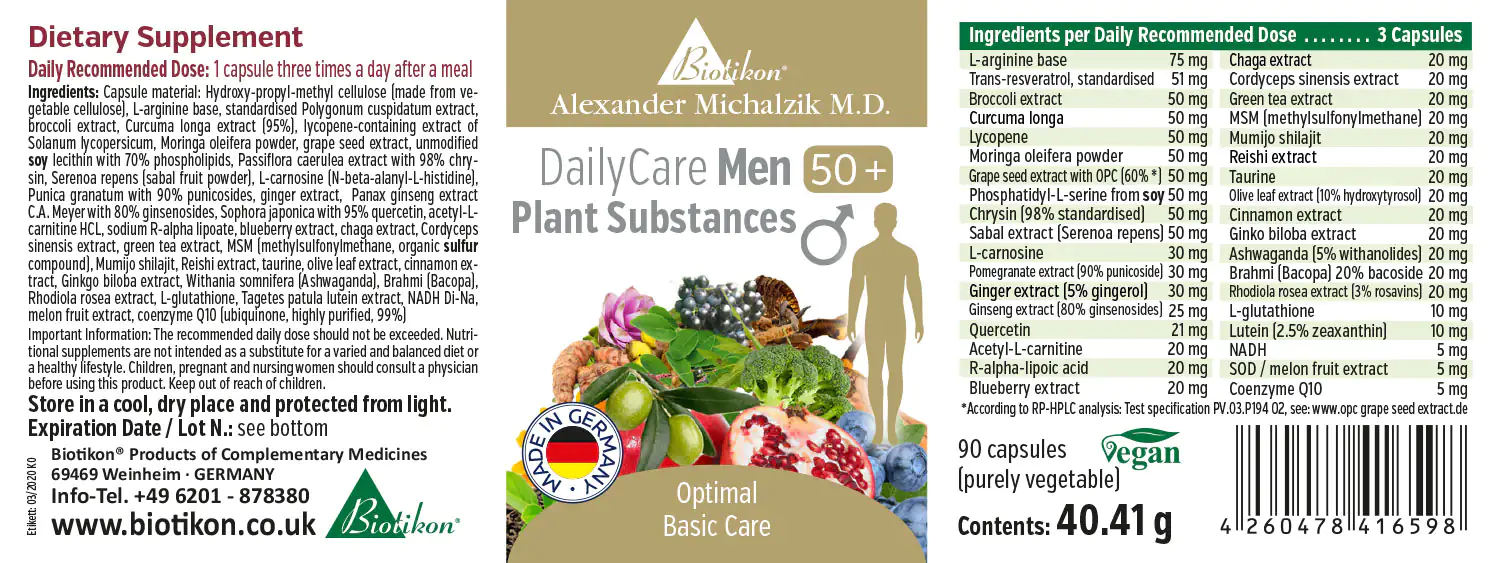 DailyCare Men 50+ Plant Substances