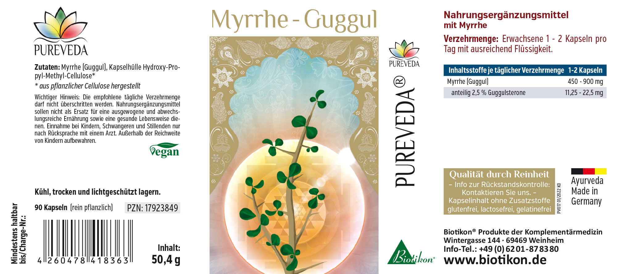 PUREVEDA Myrrhe - Guggul