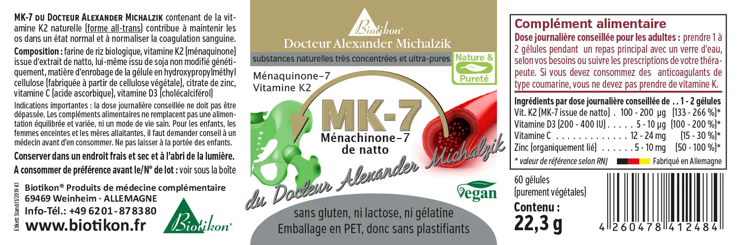 Vitamine K2 - MK7