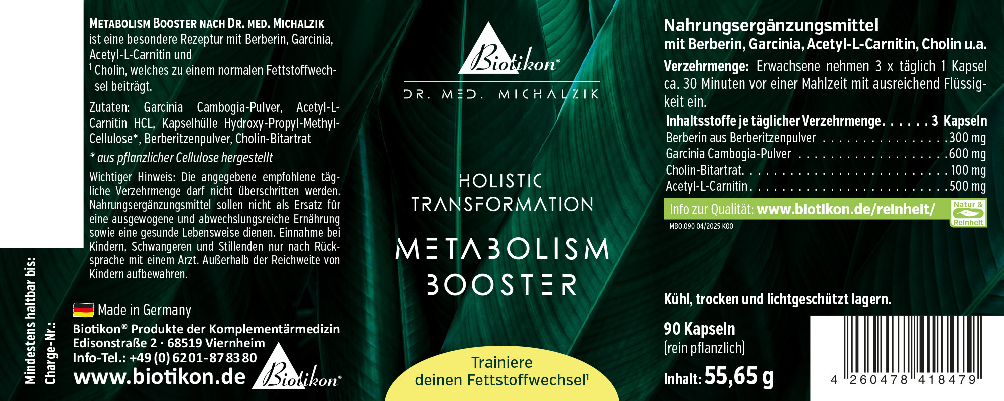 Metabolism Booster secondo il Dr. med. Michalzik