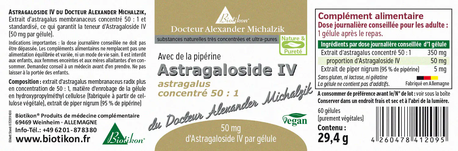 Protecteur de l’ADN + Astragaloside IV en lot