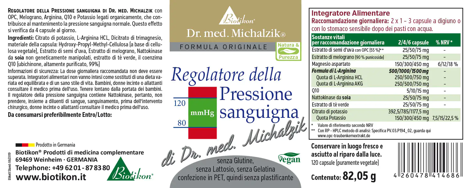 Regolatore della Pressione sanguigna