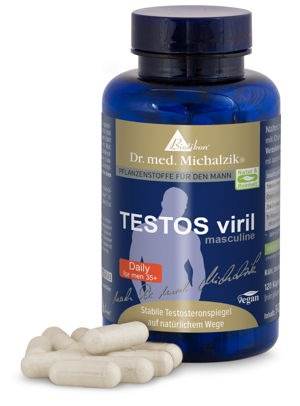 Testos PRO viril masculine nach Dr. med. Michalzik