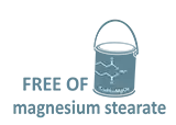 Free of magenseium stearate