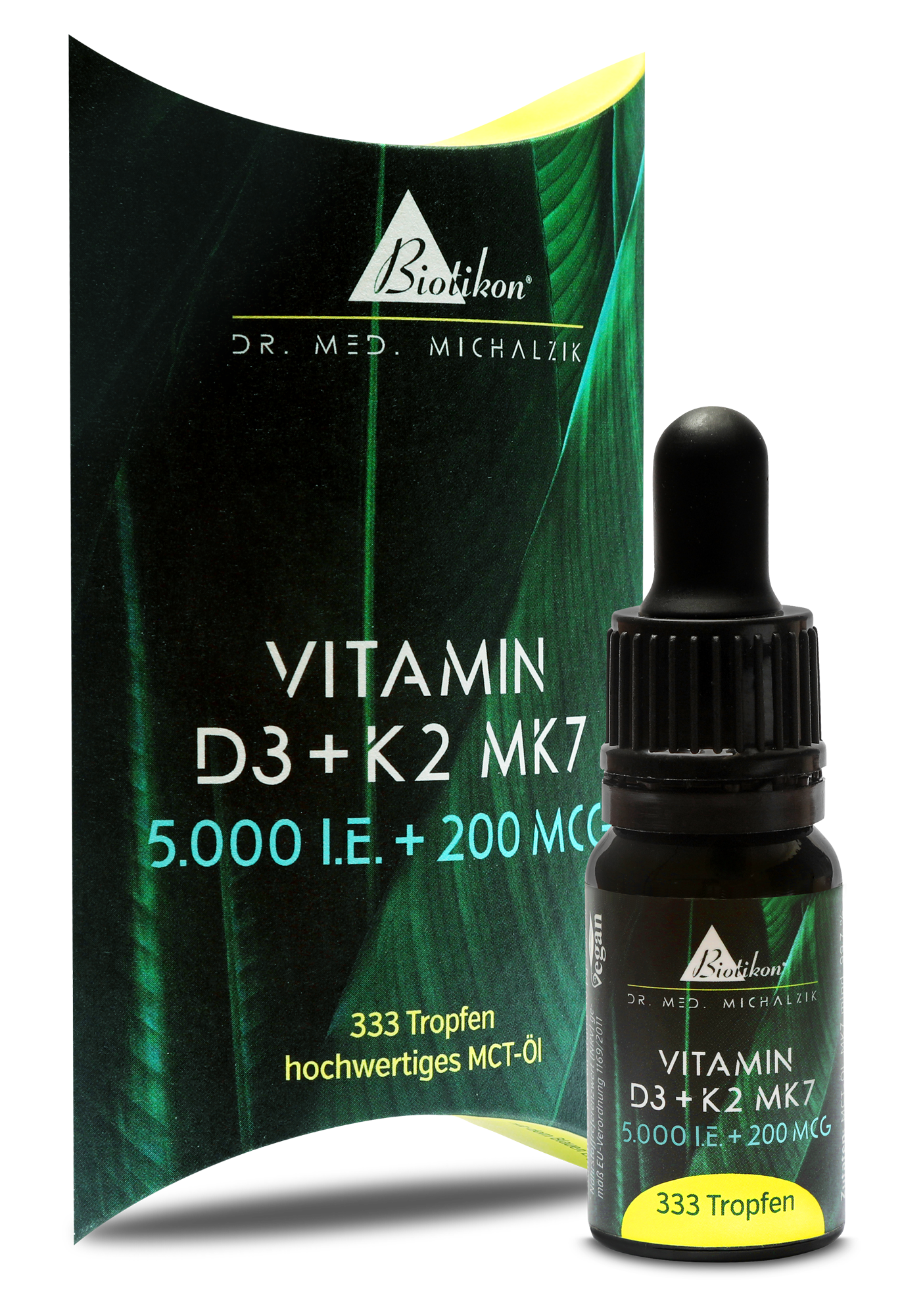 Vitamin D3 + K2 MK7 forte, 5.000 I.E. + 200 MCG Vitamin D3 + K2 MK7 forte, 5.000 I.E. + 200 MCG