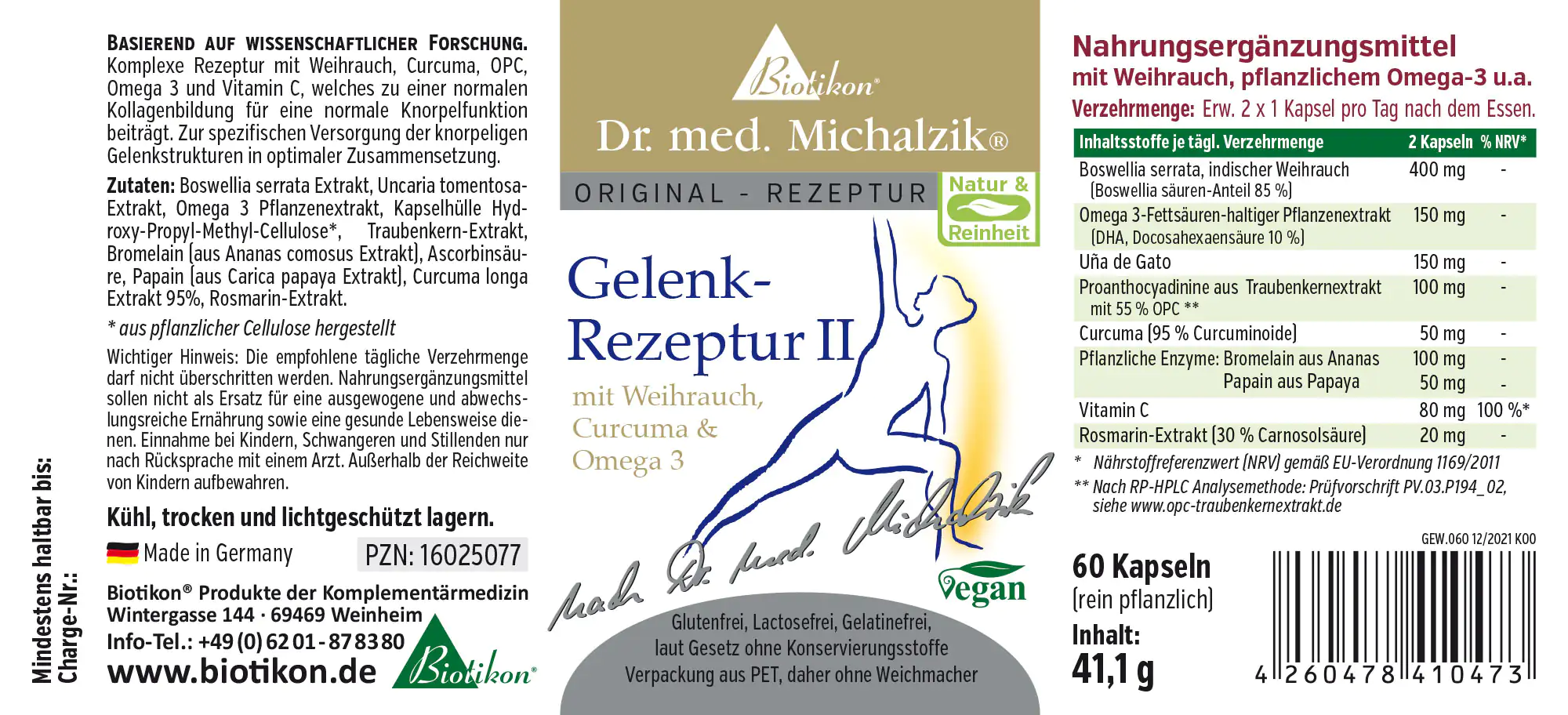 Gelenk-Rezeptur I + II