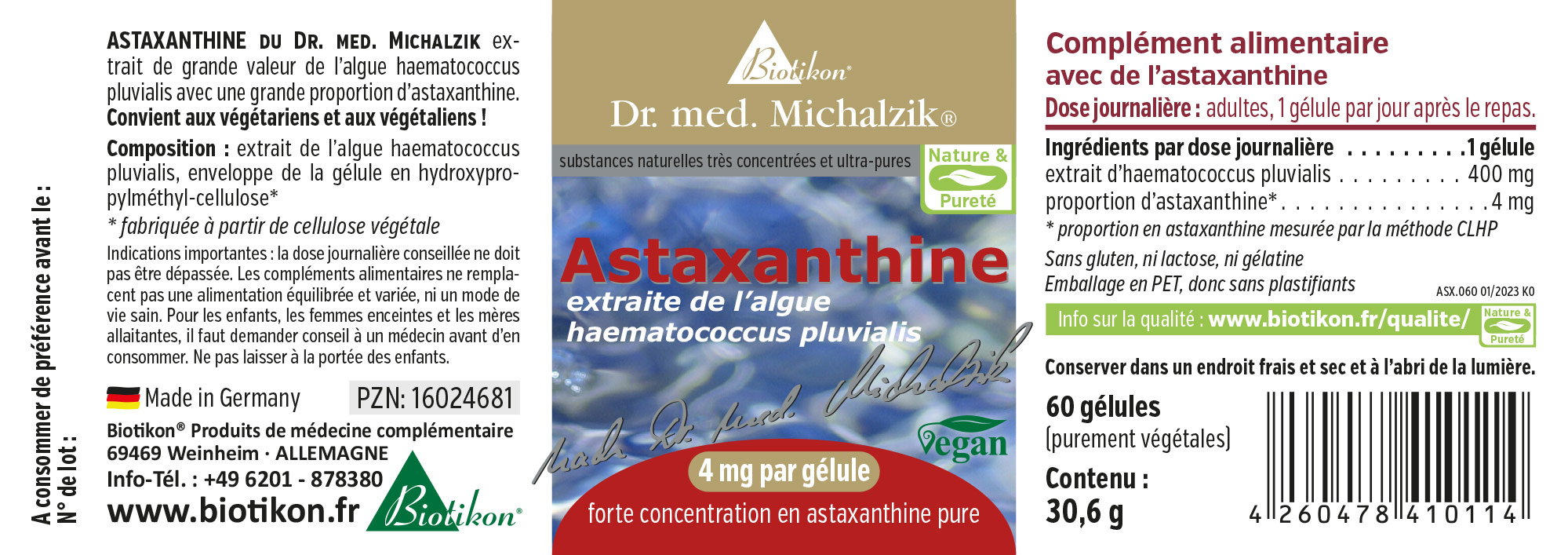 Astaxanthin nach Dr. med. Michalzik