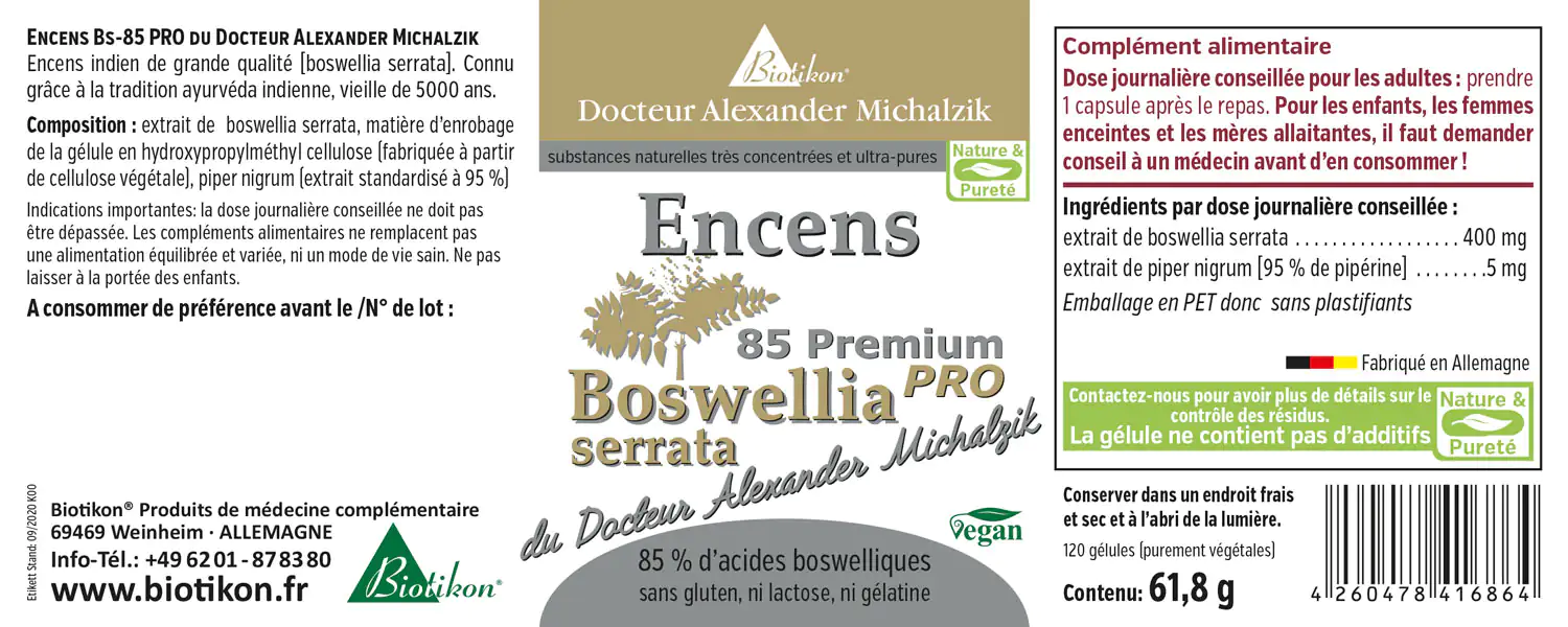 Encens boswellia BS-85 PRO
