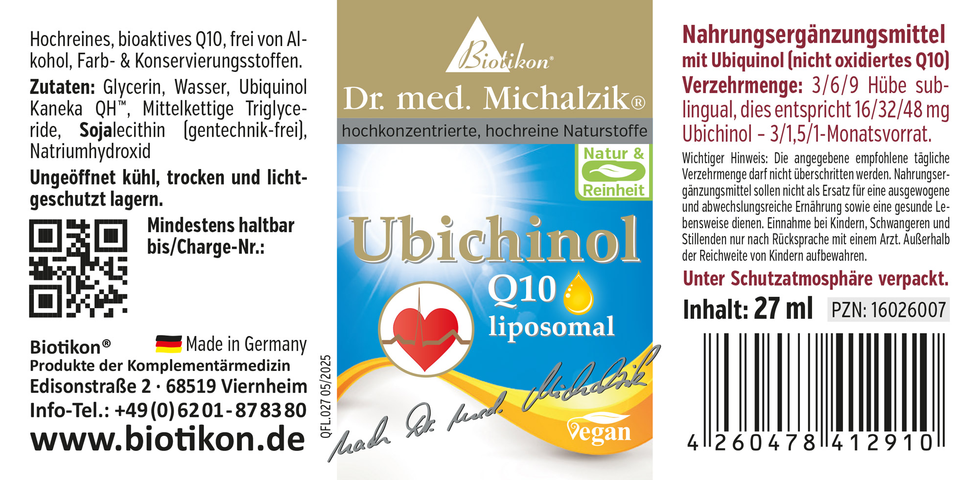 Ubichinol Q10 - liposomal