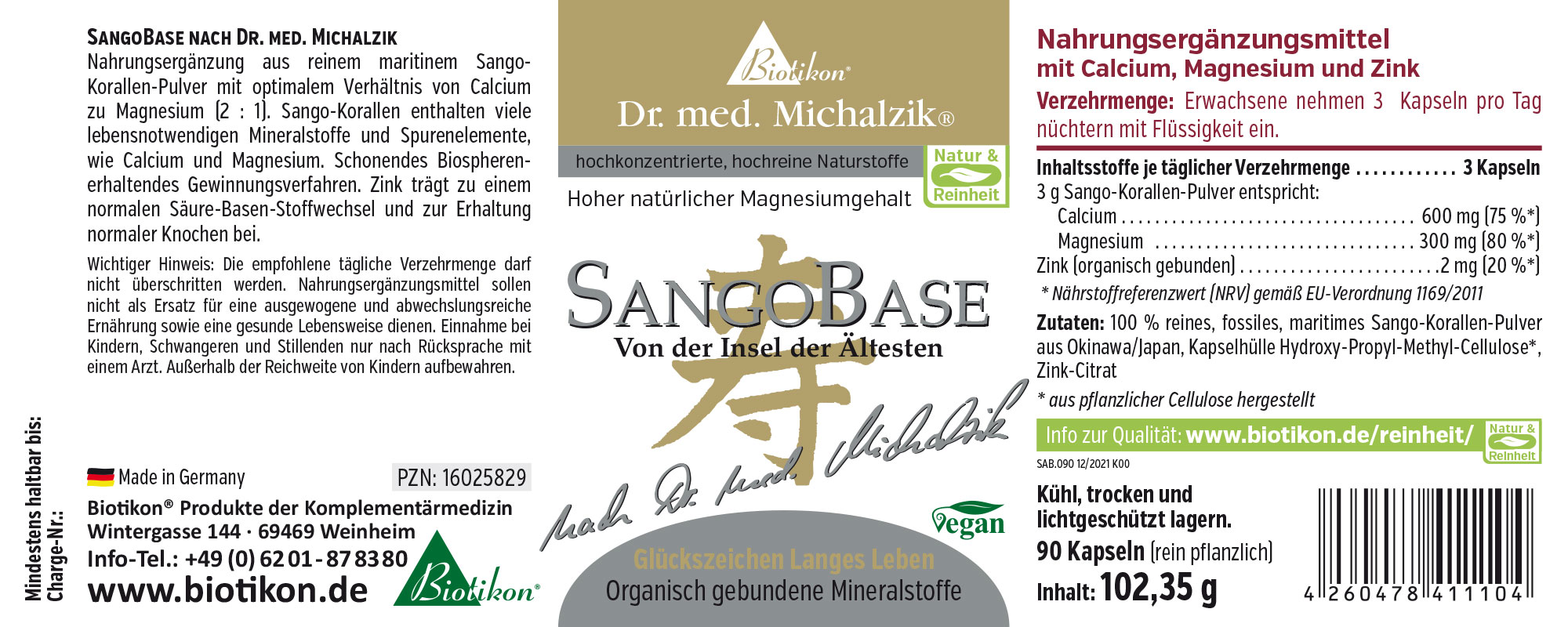 SangoBase, Kapseln