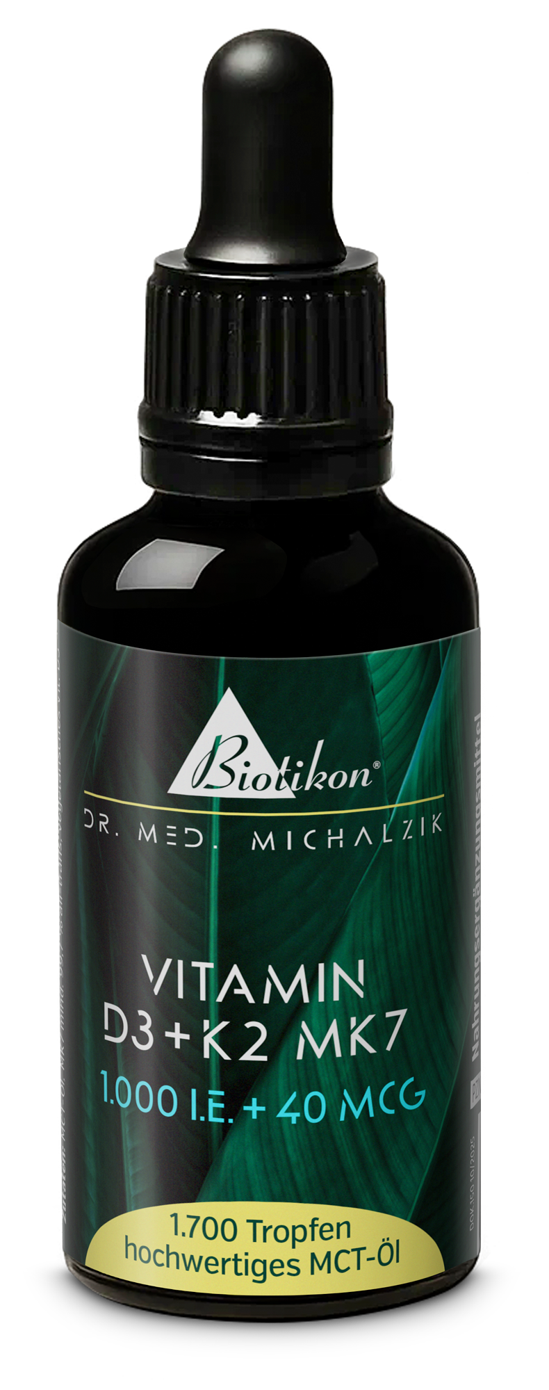 Vitamin D3 + K2 MK7 1.000 I.E. + 40 MCG Tropfen (50 ml)