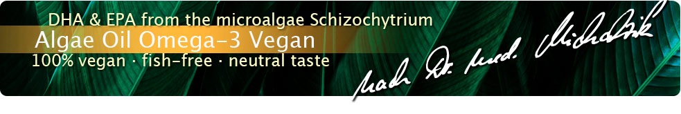 Algae oil Omega-3 vegan
